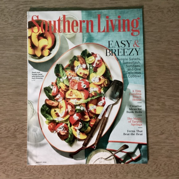 Fashion Magazine Other - Southern Living August 2024 Issue